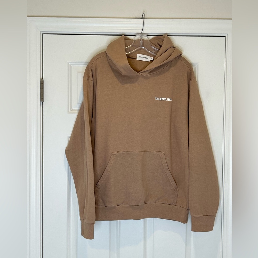 TALENTLESS Hoodie Hooded Sweatshirt Women's L Logo